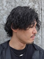 ハニー(HONEY)&nbsp;波巻きスパイラルパーマ/波巻きパーマ/岡崎メンズパーマ