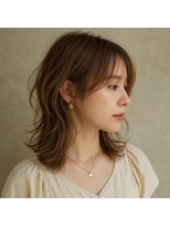 スープレックス ヘアーデザイン(SOUPREX HAIR DESIGN)&nbsp;SOUPREX大人ミディアム　ラフウェーブ　20代 30代 40代 50代