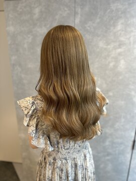 ガルボヘアー 心斎橋店(garbohair) プルエクステ/心斎橋/ハニーベージュ/ケアブリーチ