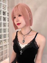 ロンドローズ 名古屋(Lond damaskRose)&nbsp;ダブルカラー ブリーチ 名駅 韓国 ボブ 髪質改善 縮毛矯正