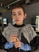 ダブミックス(DaB MIX) セシルカット/オン眉/ミルクティーベージュ/ベリーショート