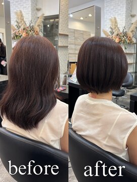 ドラン 梅田店(DRAN) 【DRAN梅田店】大人女性の髪質改善ショート！