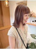 伸ばしかけOK！！大人の切っぱなしボブ