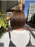 ぱつっとボブ