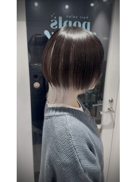 ポプルス(popls) ボブウルフ/ショートウルフ/インナーカラー