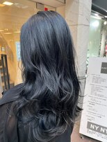 ニューヨークニューヨーク 三宮店(NYNY) ブリーチなし×ブルーブラック