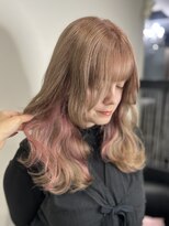 ヘアーデザイン ジェルム(Hair Design germe)&nbsp;ミルクティー×いちごミルク / YUDU