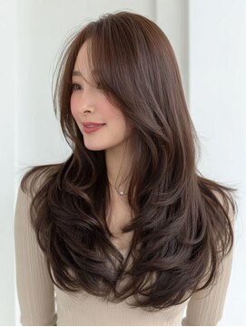 アース 天満橋店(HAIR & MAKE EARTH) 春の似合わせカット◎小顔レイヤーミディ×アッシュ