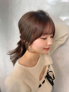 クム(kumu) 【kumu】似合わせレイヤー /グレージュ/ アイドル前髪/栄/名古屋