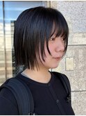 切りっぱなしボブ/フェイスレイヤー/レイヤーボブ