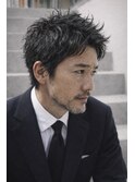 [30代.40代ビジネスマンに］フェザーパーマ/ベリーショート