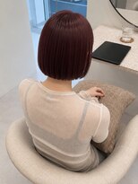 カミトトノウ&nbsp;【池  田】艶ボルドー×大人可愛いミニボブ