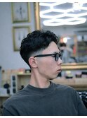 テーパーフェード/ベーシックパーマ