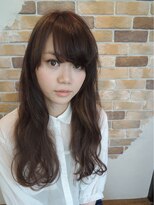 アドラーブル 駅南店(adorable)&nbsp;【adorable】暗髪＆艶感☆重めバング×ソフトウェーブ