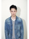 ツーブロック アップバング