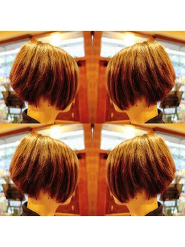 ヘアーリゾートカタカタ Hair Resort kata‐kata 前下がりボブ