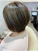 オシャレ ショートボブ【見附】【長岡】