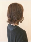 【morio鶴瀬】リアルウェーブ切りっぱなしボブ