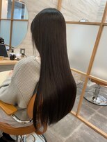 髪質改善＊似合わせカット＊艶髪ストレート【Zina 中央通り】