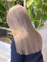 ミルクティーベージュダブルカラーインナーカラーケアブリーチ