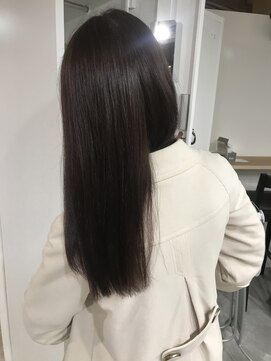 ラフ 難波店(LAFF) #黒髪#ボブルフ#ネビージュ#小顔#ワンレン