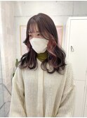 イヤリングカラーでピンクベージュに♪《misaki》