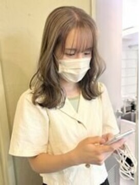 ヒート バイ アンカットラウンジ 渋谷(HEAT by UNCUT&LOUNGE) ダブルカラー/グレージュカラー/ベージュカラー/ケアブリーチ