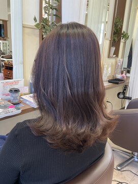 コアフィールフィス(COIFFURE fils) 新規お得クーポンあり【見附　今町】ゆるふわピンクベージュ