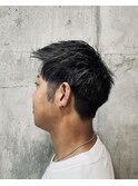 グレーハイライト×刈り上げ