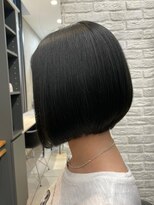 ラックスビー スカイ 大阪梅田店(LUXBE SKY)&nbsp;地毛風カラー/暗髪/艶髪/ボブ/春スタイル