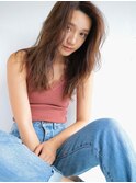 西海岸風 ブラウンベージュ エアリーヘア