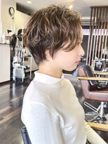 ヘアスペース クレール(hair space clair) 【clair 清水恭平】20代30代40代　大人ナチュラル　横顔美人