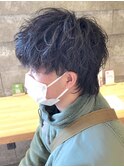 波巻きパーマツイストスパイラルパーマ波巻きスパイラルパーマ