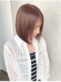◎大人ショートボブ丸みショートカット前下がりボブ前髪あり