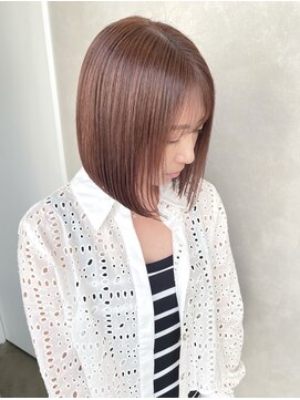 ロイ(Roi) ◎大人ショートボブ丸みショートカット前下がりボブ前髪あり