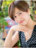 フレンチカジュアル小顔マッシュショートh3上尾20代30代40代