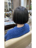 大人かわいい ミニボブ 小顔ボブ