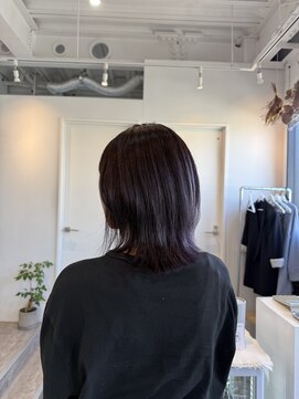 ロカ 表参道(loka) ウルフ/パープル [表参道/髪質改善/ブリーチ/ハイライト]