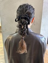 ミュゼプリュム(Musee plume)&nbsp;編みおろしヘア