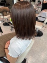 ヘアーアンドスパ フェリーチェ ミチ 野田屋町店(HAIR&SPA felice MICHI) 【feloice MICHI 豊田希美】ショコラブラウン　髪質改善　艶髪