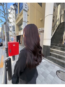 ヘアーサロン ウィング(HAIR SALON Wing) 赤坂*ブリーチなし暗めラベンダーグレージュ