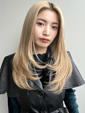 ミンクス渋谷スマートサロン(MINX shibuya smart salon) 【MINX】似合わせフェミニンロングレイヤー_渋谷/髪質改善
