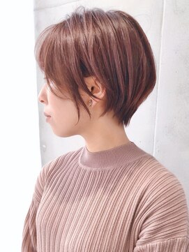 セイドット オモテサンドウ(Say. omotesando) say.重政大人ショートボブメルティカラー似合わせカット