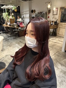 ナルヘアー 越谷(Nalu hair) 髪質改善カラー/ダブルカラー/ボルドーカラー