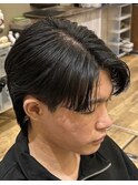 毛流れセンターパート