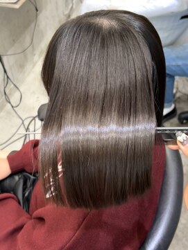 ロンド 表参道店(Lond) 髪質改善縮毛矯正レイヤーカット顔周り前髪韓国ミニウルフ