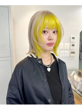 フラム 渋谷(flamme) イエロー×ホワイト