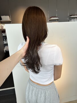 ヘアーエスクールシーユー 枚方T-SITE店(hair S.COEUR×Cu) ブリーチなし／ブラウン／大阪美容室/枚方美容室