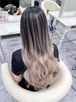 ココ エクステンション(coco extension)&nbsp;エクステでハイトーングラデーション