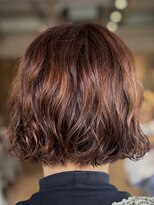 オーガニック リブ 川越(organic+live)&nbsp;大人美人◎秋のボブパーマメンテナンスで艶髪レイヤーボブ